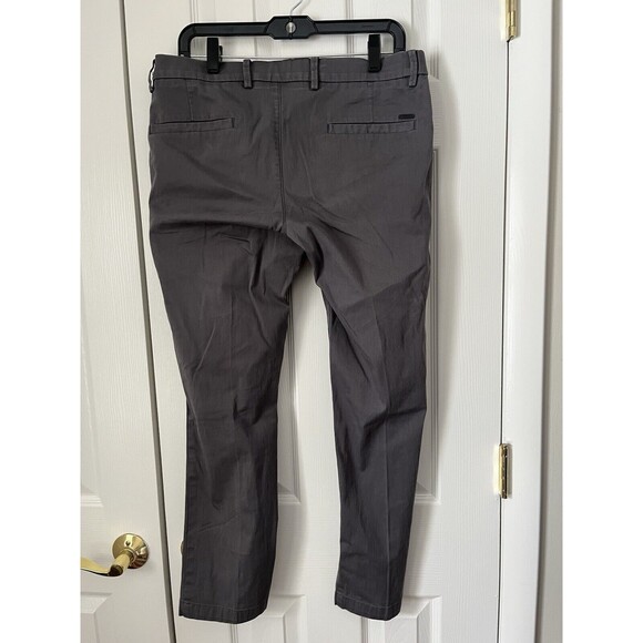 Boss Athleisure Comfort Cotton Stretch Grey Pants Men 32 - Picture 6 of 9
